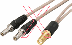 Never Usue 2 into 1 Patch Leads